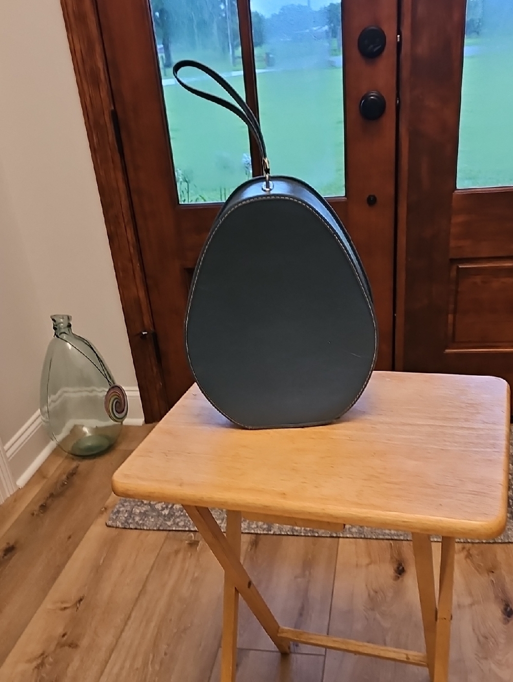 Vintage Tear Drop Train Case